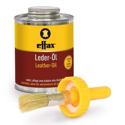 Effax Leather Oil Tin with Brush Effax Leather Oil Tin with Brush