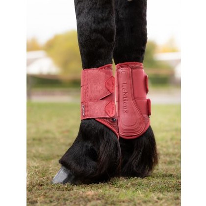 LeMieux Arika Mesh Brushing Boots - Cranberry LeMieux Arika Mesh Brushing Boots - Cranberry