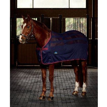 Weatherbeeta Scrim Cooler - Navy/Burgundy Weatherbeeta Scrim Cooler - Navy/Burgundy