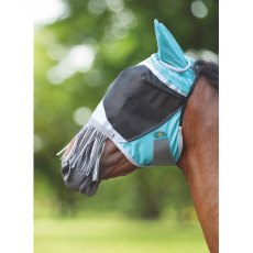 Shires De Luxe Fly Mask with Nose Fringe