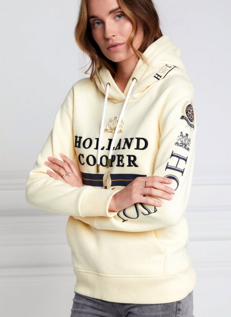 Holland Cooper Holland Cooper HC Heritage Hoodie - Lemon