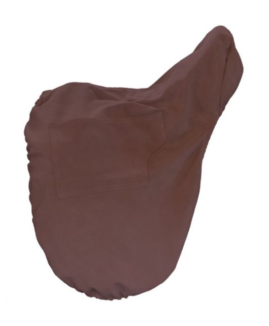 Kentucky Kentucky Dressage Saddle Cover with Logo Plate – Brown