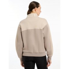 LeMieux Kali Quarter Zip Sweat - Ash/Stone