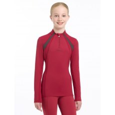 LeMieux Young Rider Mia Mesh Base Layer - Ember