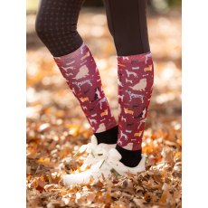 LeMieux Junior Footsies Socks - Ember Dogs