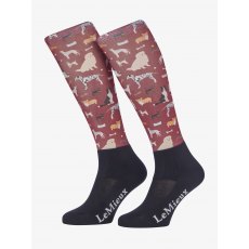 LeMieux Junior Footsies Socks - Ember Dogs