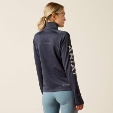 Ariat Tek Team 1/2 Zip - Ombre Blue Heather