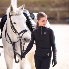 Shires Aubrion Team Winter Baselayer - YR - Black