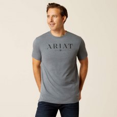 Ariat B&W Logo T-Shirt - Athletic Heather