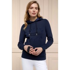 Holland Cooper Crystal Hoodie - Navy