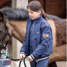 Shires Aubrion Team Jacket - YR - Navy