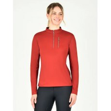 Weatherbeeta Reno Long Sleeve Top - Red Ochre