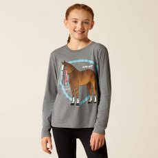 Ariat Champion Pony T-Shirt - Heather Grey