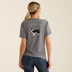 Ariat Paw Badge T-Shirt - Heather Grey