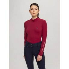 Tommy Hilfiger High Neck Baselayer - Rouge