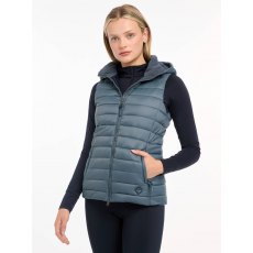 LeMieux Tilly Hooded Puffer Gilet - Petrol