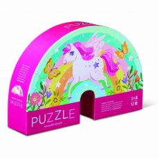 Hippychick Crocodile Creek Mini Puzzle - Sweet Unicorn