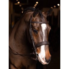 LeMieux Flat Hunter Bridle with Laced Reins