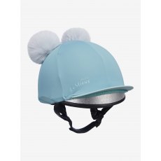 LeMieux Mini Double Pom Hat Silk - Lagoon