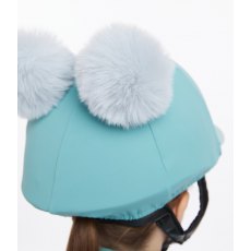 LeMieux Mini Double Pom Hat Silk - Lagoon