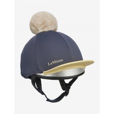 LeMieux Pom Hat Silk - Dusk/Mimosa