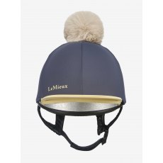 LeMieux Pom Hat Silk - Dusk/Mimosa