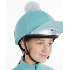 LeMieux Pom Hat Silk - Lagoon/Aqua