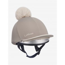 LeMieux Pom Hat Silk - Pecan/Stone