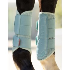 LeMieux Arika Mesh Brushing Boots - Aqua