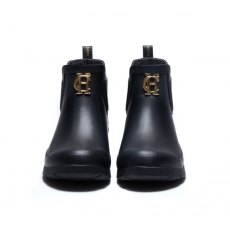 Holland Cooper Rubber Chelsea Boot - Black