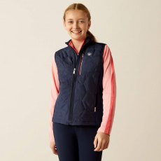 Ariat Youth Fusion Insulated Gilet - Navy Team