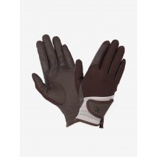 LeMieux Pro Mesh Gloves - Brown/Almond