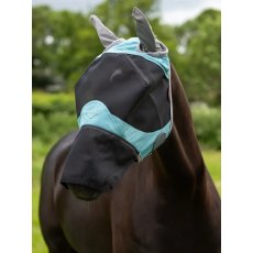 LeMieux Visor-Tek Full Fly Mask - Lagoon