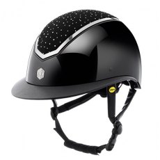 EQX Kylo Crystal Wide Peak with MIPS - Black Gloss/Silver EQX Kylo Crystal Wide Peak with MIPS - Black Gloss/Silver