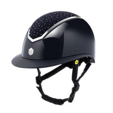 EQX Kylo Crystal Wide Peak with MIPS - Navy Gloss/Silver EQX Kylo Crystal Wide Peak with MIPS - Navy Gloss/Silver