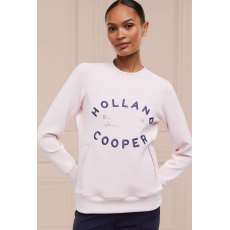 Holland Cooper Crystal Crew Neck Sweat - Blush Holland Cooper Crystal Crew Neck Sweat - Blush