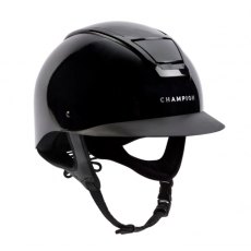 Champion Insight Peaked Helmet - Metallic Black Champion Insight Peaked Helmet - Metallic Black