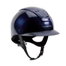 Champion Insight Peaked Helmet - Metallic Navy Champion Insight Peaked Helmet - Metallic Navy