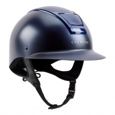 Champion Insight Wide Peaked Helmet - Matt Navy Champion Insight Wide Peaked Helmet - Matt Navy