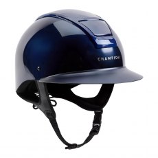 Champion Insight Wide Peaked Helmet - Metallic Navy Champion Insight Wide Peaked Helmet - Metallic Navy