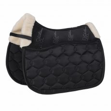 Eskadron Glossy Evo Wool Dressage Saddlecloth - Black Eskadron Glossy Evo Wool Dressage Saddlecloth - Black