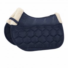 Eskadron Glossy Evo Wool Dressage Saddlecloth - Navy Eskadron Glossy Evo Wool Dressage Saddlecloth - Navy