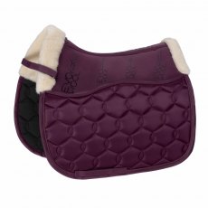 Eskadron Glossy Evo Wool Dressage Saddlecloth - Blackberry Eskadron Glossy Evo Wool Dressage Saddlecloth - Blackberry