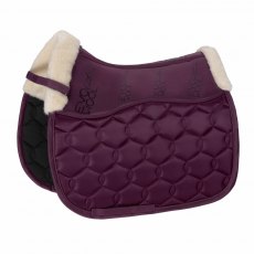 Eskadron Glossy Evo Wool Jump Saddlecloth - Blackberry Eskadron Glossy Evo Wool Jump Saddlecloth - Blackberry