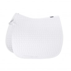 Eskadron Cotton Dressage Saddlecloth - White Eskadron Cotton Dressage Saddlecloth - White