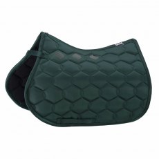 Eskadron Glossy Wave Jump Saddlecloth - Racing Green Eskadron Glossy Wave Jump Saddlecloth - Racing Green
