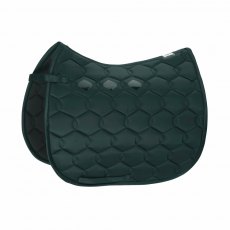 Eskadron Glossy Wave Dressage Saddlecloth - Racing Green Eskadron Glossy Wave Dressage Saddlecloth - Racing Green