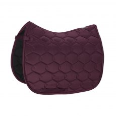 Eskadron Glossy Wave Dressage Saddlecloth - Blackberry Eskadron Glossy Wave Dressage Saddlecloth - Blackberry