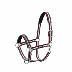 Eskadron Pin Buckle Headcollar - Anthra/Creme/Rustic Red Eskadron Pin Buckle Headcollar - Anthra/Creme/Rustic Red