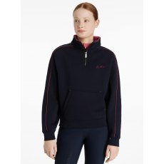 LeMieux Kate Quarter Zip Sweat - Navy/Cranberry LeMieux Kate Quarter Zip Sweat - Navy/Cranberry